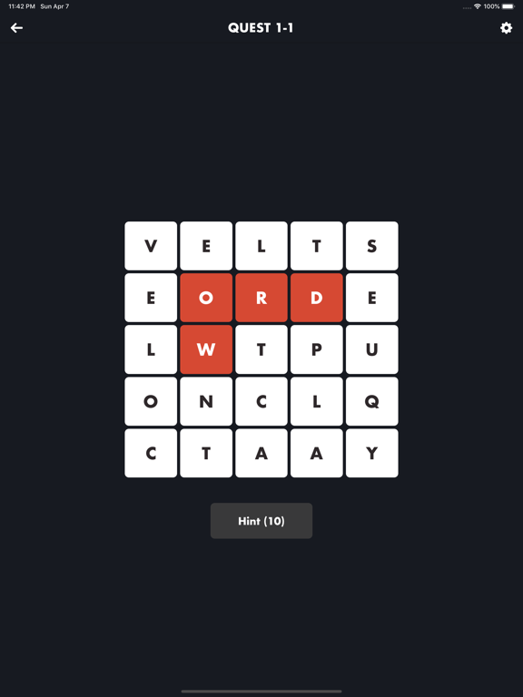 Screenshot #5 pour Quest: Jeu mots casse-tête