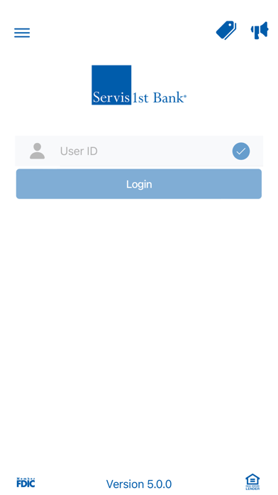 ServisFirst Bank Mobile Screenshot