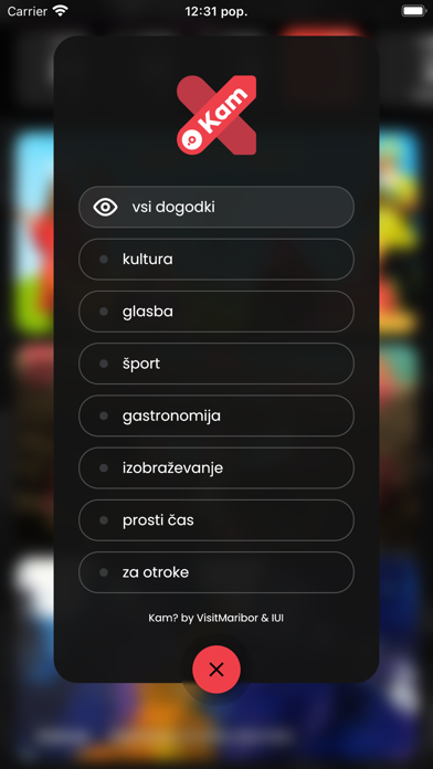 Kam - mestni koledar Maribor Screenshot