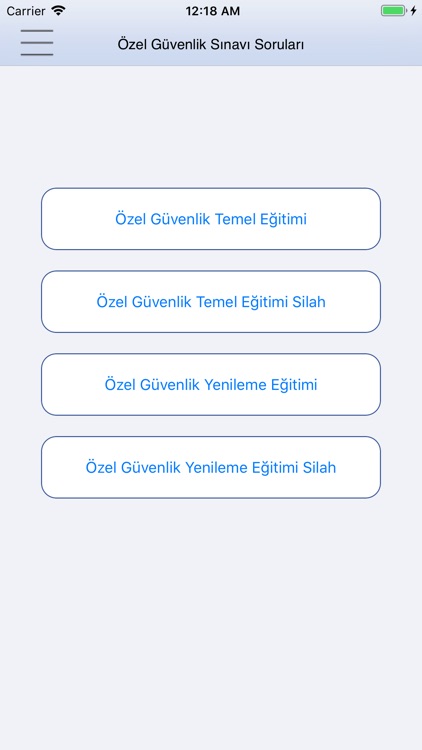 Özel Güvenlik Sınavı Soruları