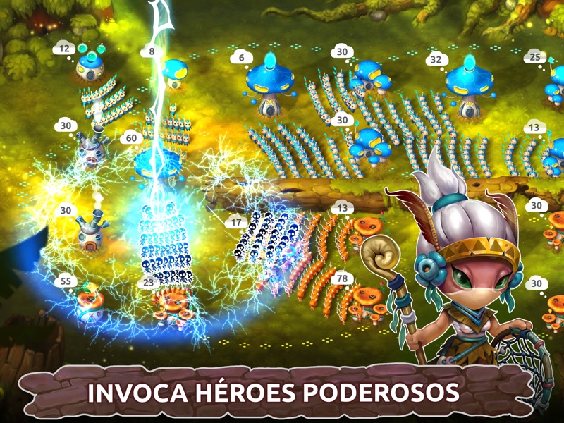 Mushroom Wars 2: RTS batalla screenshot 12