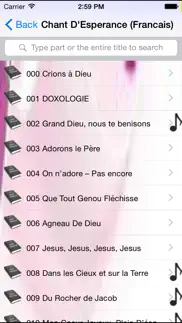 chants d'esperance - tunes iphone screenshot 2