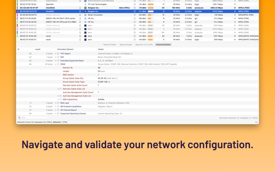 #5. WiFi Explorer: Scanner (macOS) Av: Intuitibits LLC