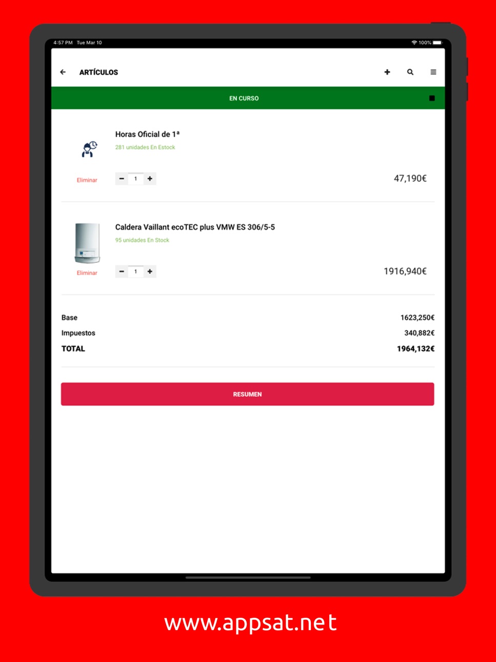 iPad screenshot