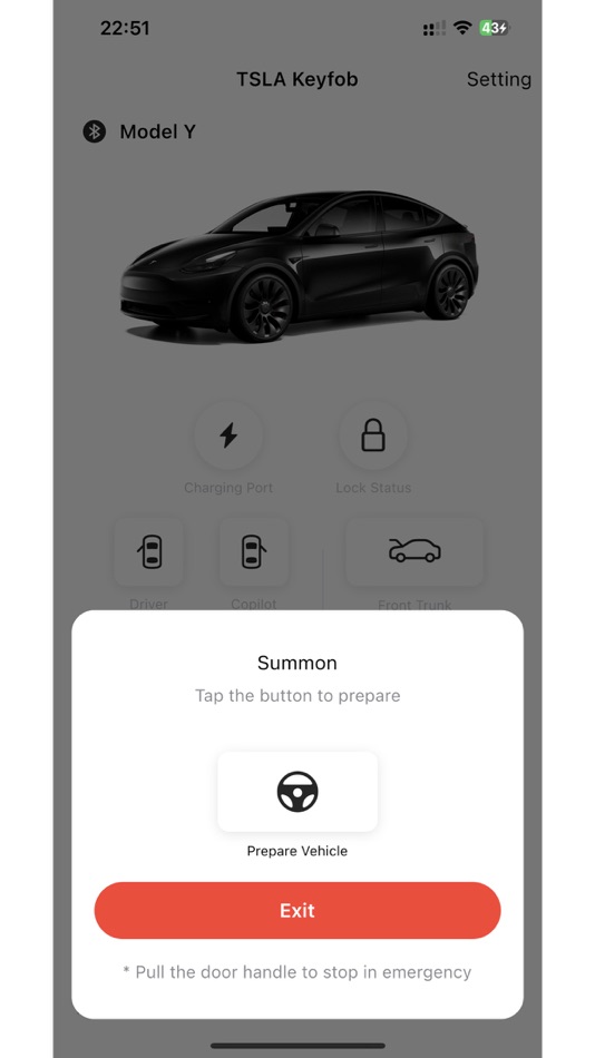 #3. TSLA Keyfob - for Watch, Phone (iOS) 由: 治明 黄