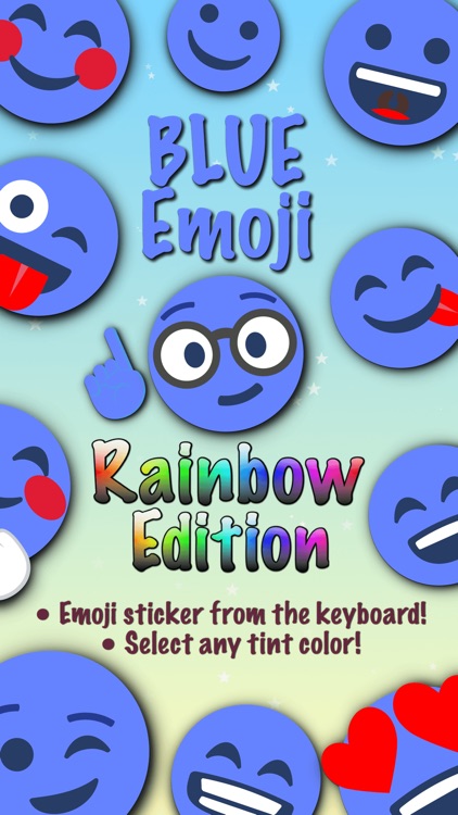 BLUE Emoji • Stickers