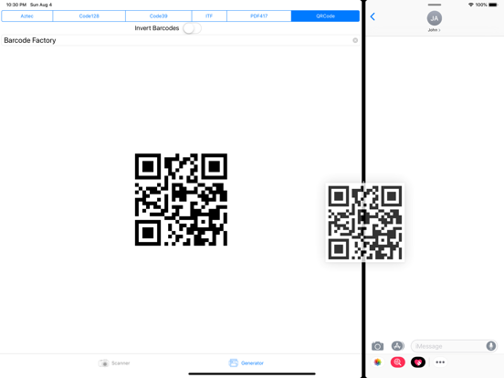 Barcode Factory + iPad screenshot