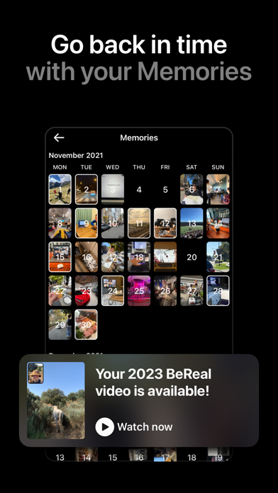 screenshot of BeReal. Your friends for real. 7