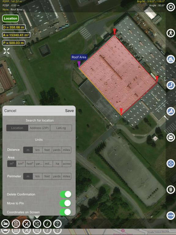 Screenshot #5 pour Planimeter GPS mesure de zone