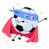 playful soccer ball icon