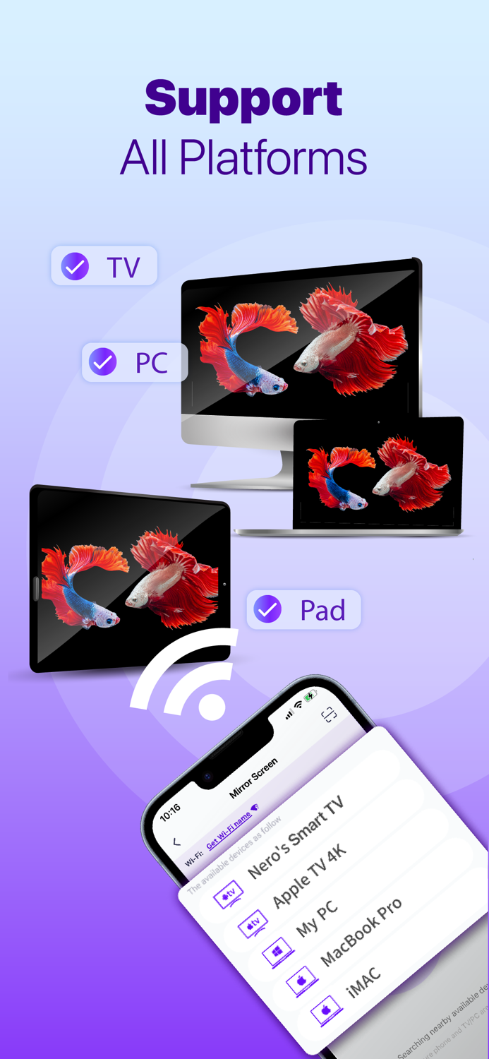 Screen Mirroring - 1001 TVs