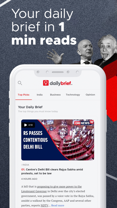 DailyBrief - News Briefings Screenshot