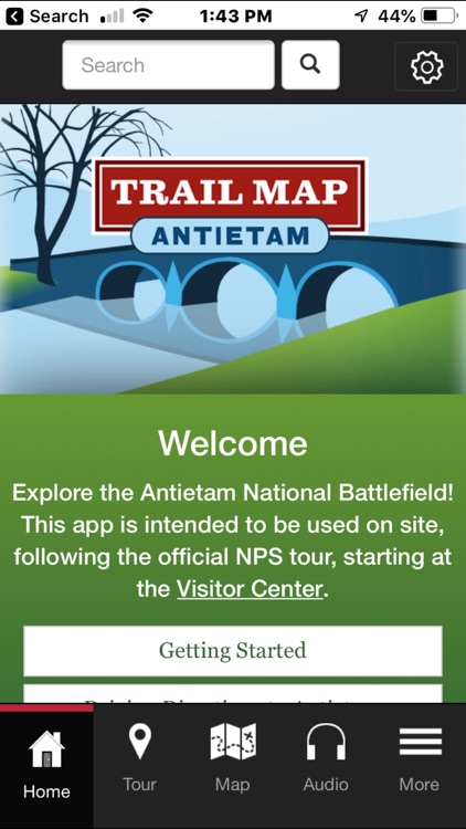 Antietam Trail Map App