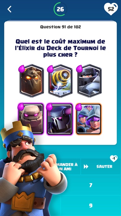 Screenshot #1 pour Quiz pour Clash Royale™