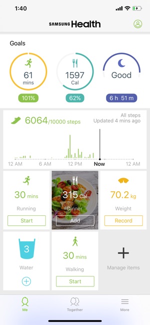 Samsung S Health App - THIS IS ANT
