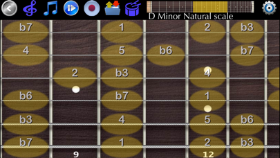 Screenshot #1 pour Gammes et accords de guitare