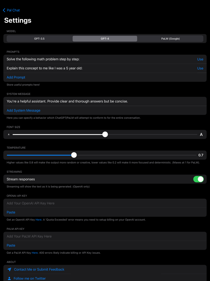 Pal - AI Chat Client