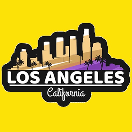 Los Angeles USA stickers emoji icon