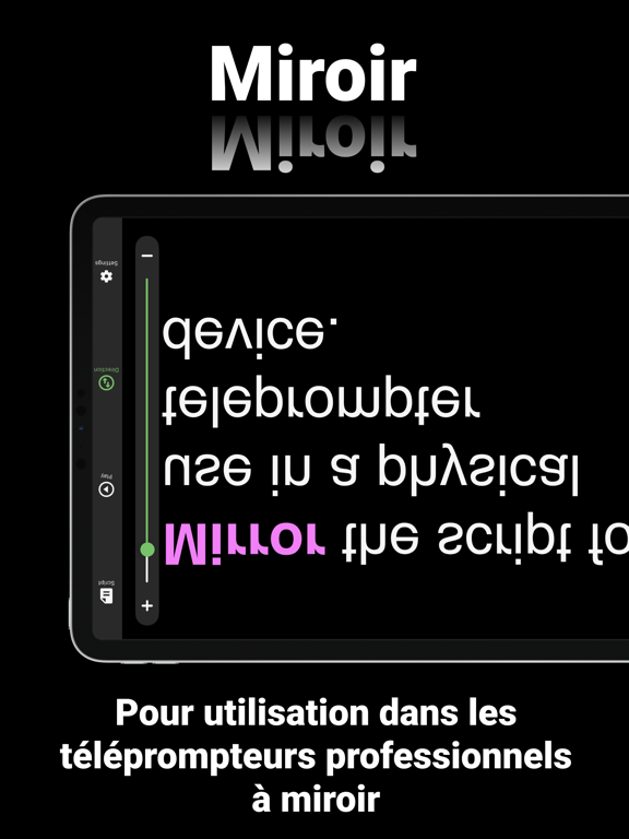 Screenshot #6 pour Prompt+ Téléprompteur