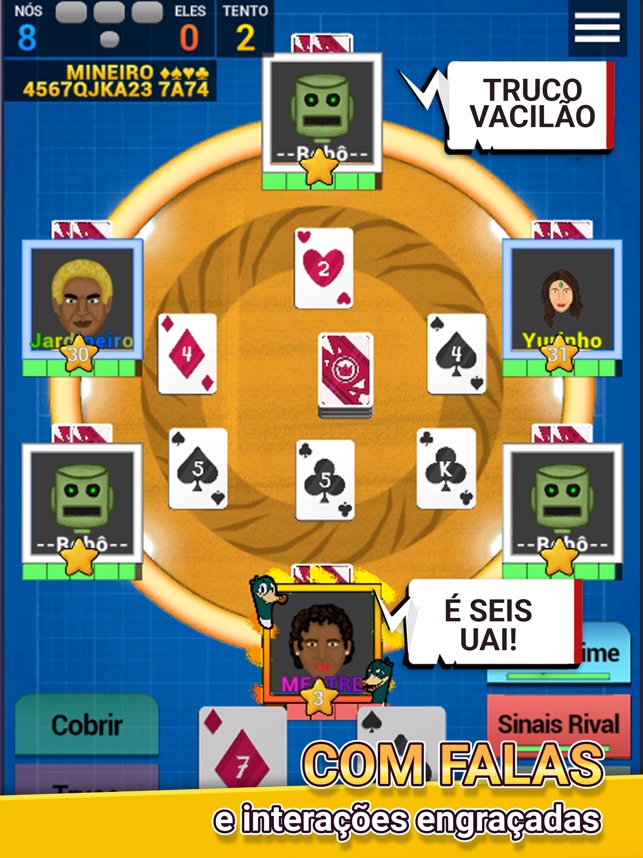 Jogo de truco brasileiro chega finalmente ao iPhone e iPod touch »