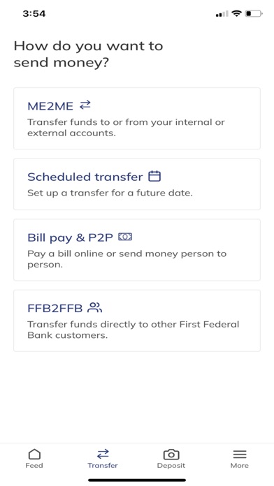 First Federal Bank Mobile Screenshot