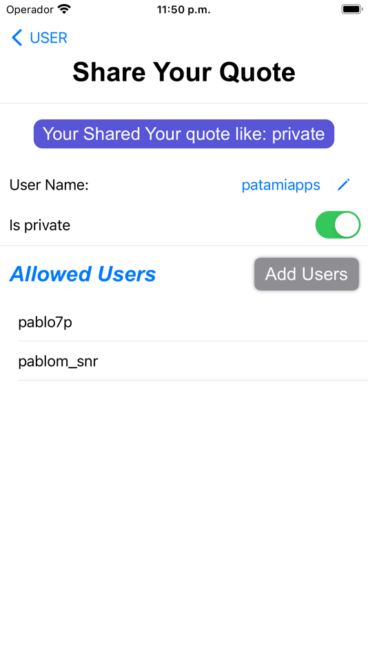 #4. Custom Quote Widget (iOS) 由: pablo millan lopez