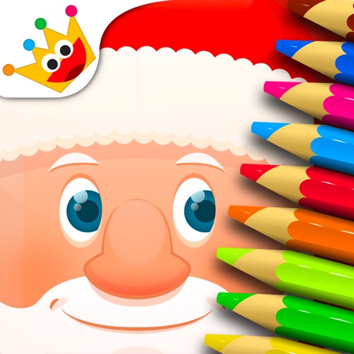Christmas: Kids coloring games icon