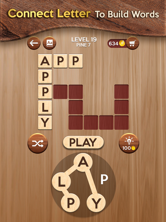 Screenshot #4 pour Woody Cross: Word Connect Game