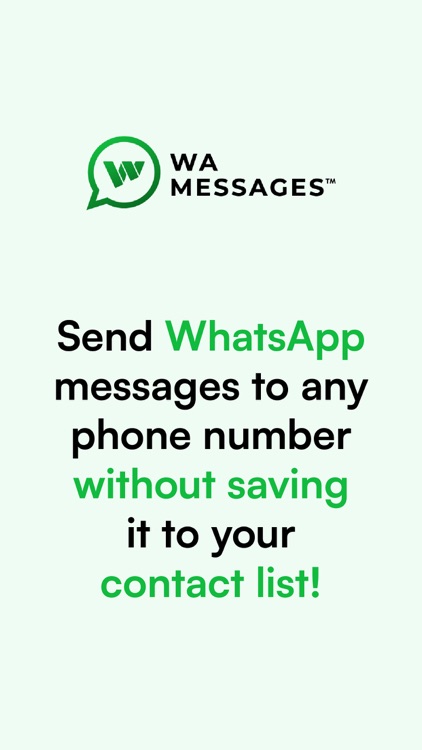 WA Messages - Direct Messages