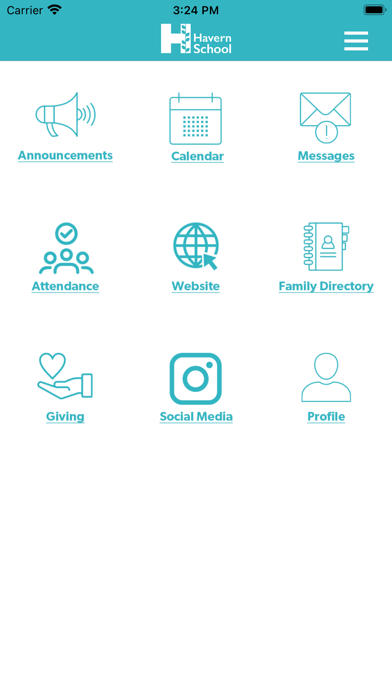 Havern School App Screenshot