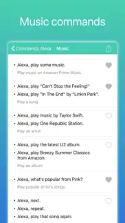 commands for alexa iphone screenshot 2