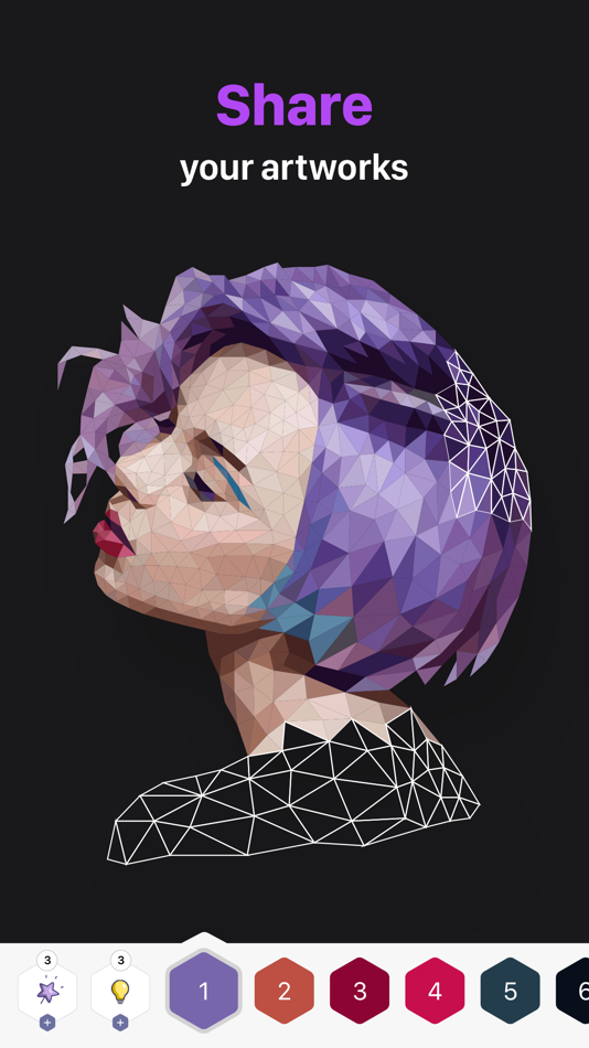 #5. Polygon: Paint Color by Number (iOS) By: Severex