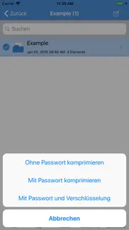 izip - zip unzip unrar iphone bildschirmfoto 4