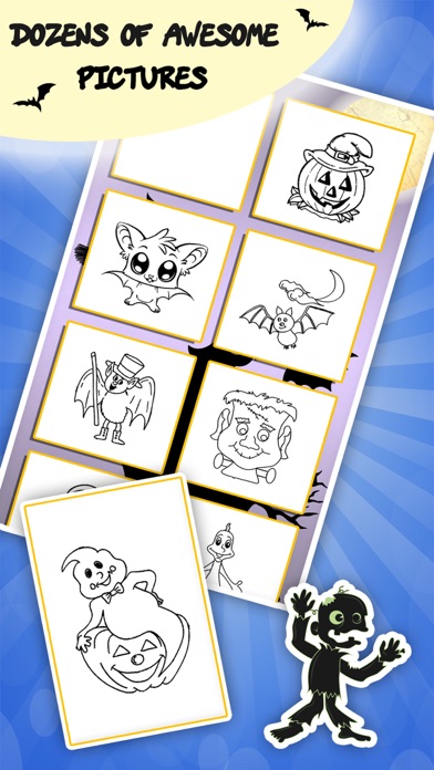 Coloring book : Draw Halloween Screenshot