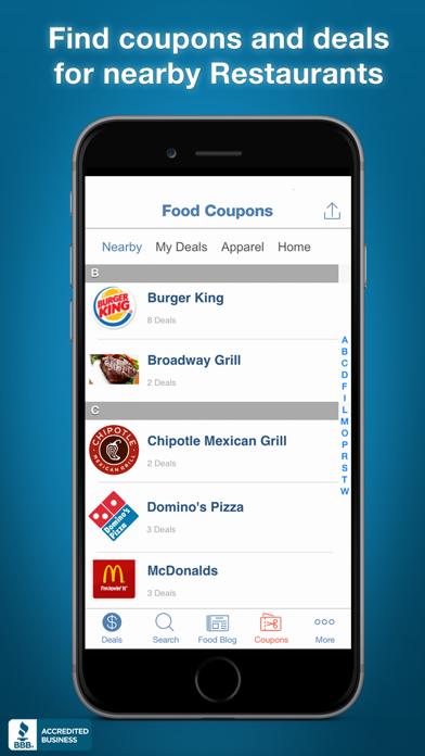 Food Coupons Fast Deals Reward Screenshot