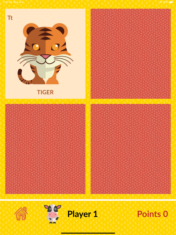 记忆游戏 - 发现卡背后的动物