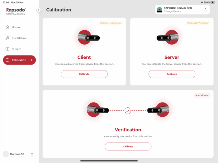 Ingame Field Calibration
