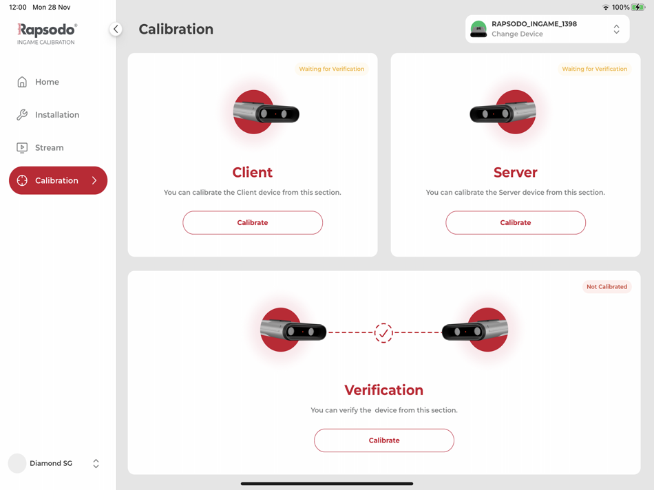 #1. Ingame Field Calibration (iOS) 由: Rapsodo Pte Ltd