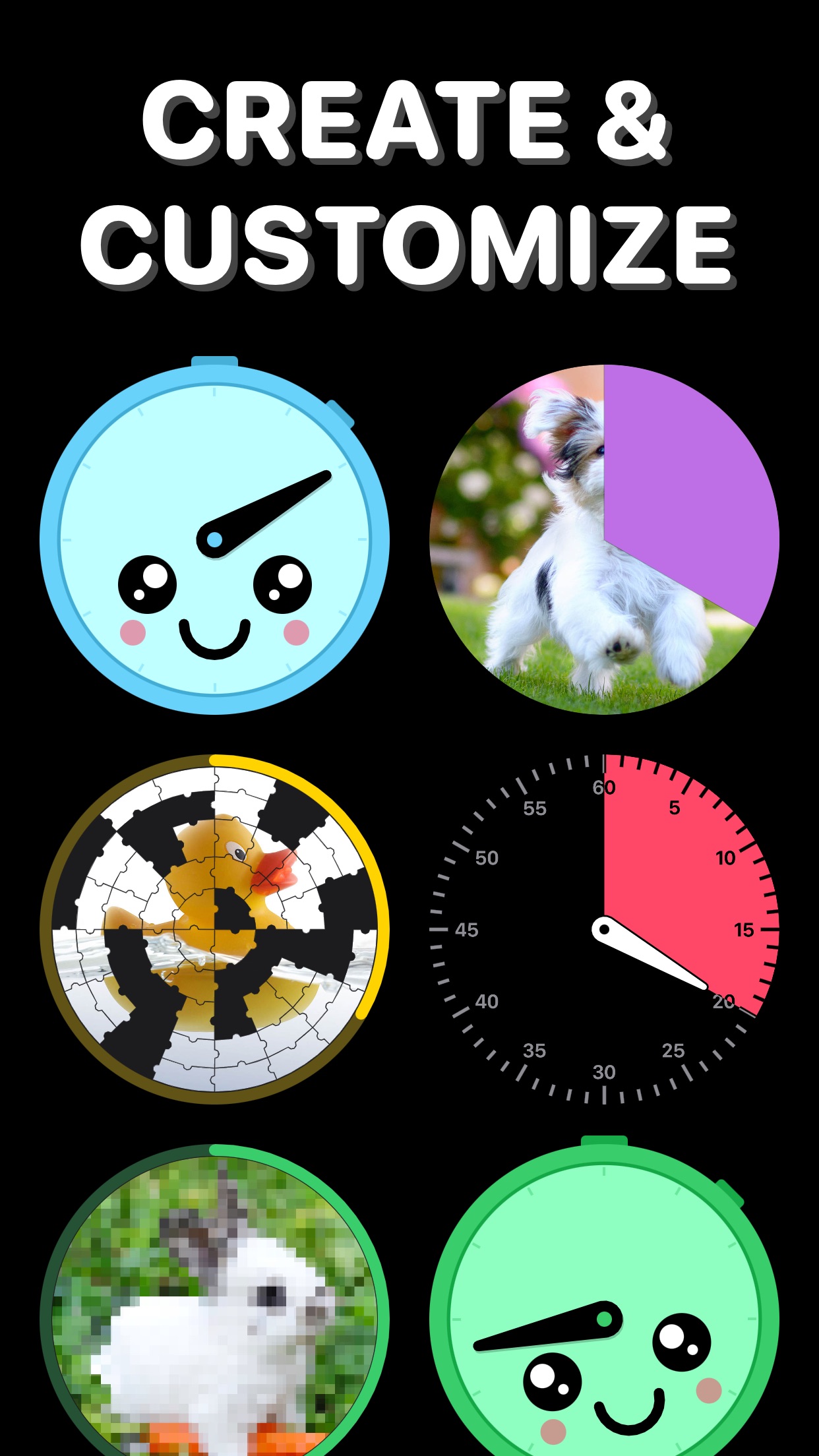 Screenshot do app Time’s Up! — Visual Timer