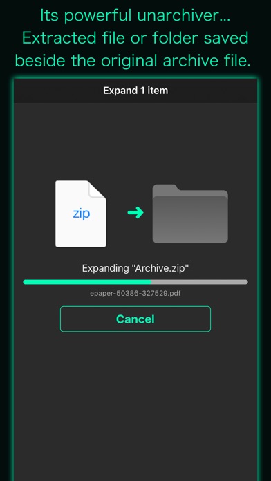 Screenshot #2 pour Archive Utility