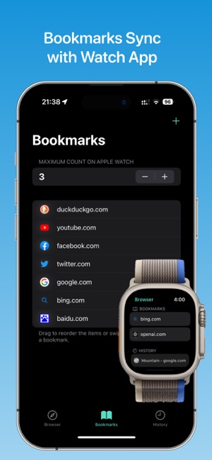 Browser for Watch su App Store