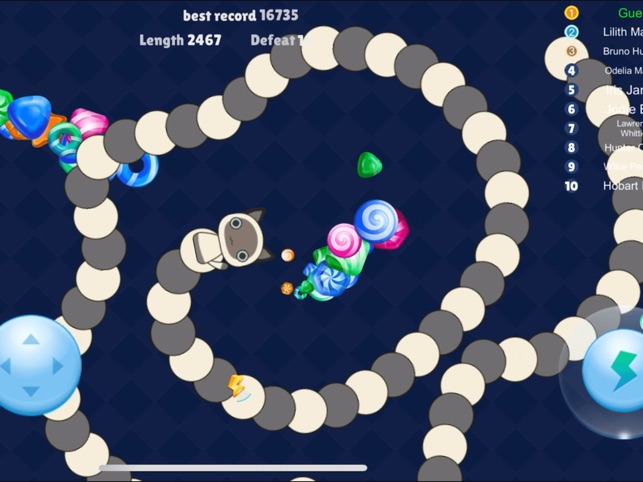 Online Multiplayer Addictive Snake Game: Slither