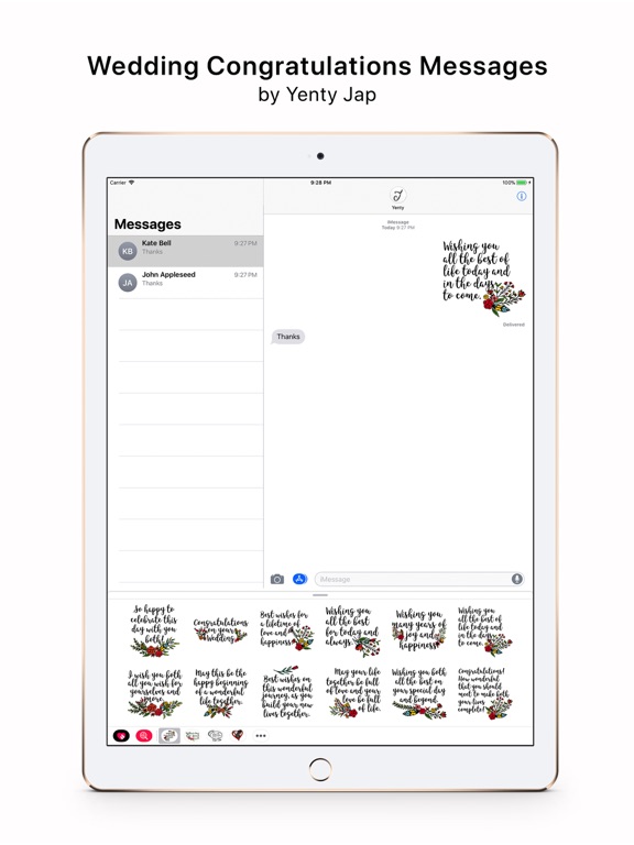 Screenshot #1 for Wedding Congratulations