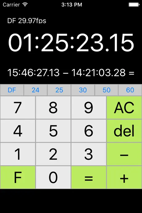 tcCalc - timecode & frame calc