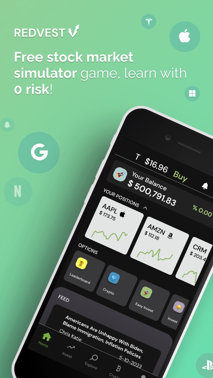 Redvest - Stock Market Game