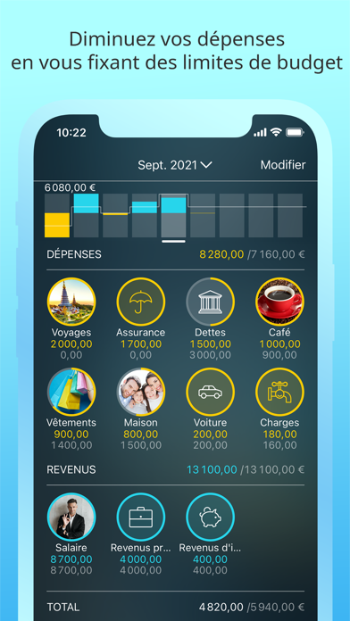 Screenshot #1 pour Money Pro: Personal Finance AR