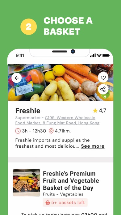 Phenix, anti-food waste app Screenshot