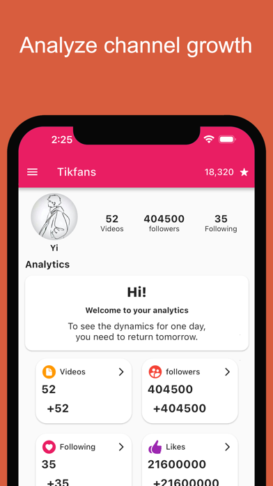 Tikfans - Followers & Likes Screenshot
