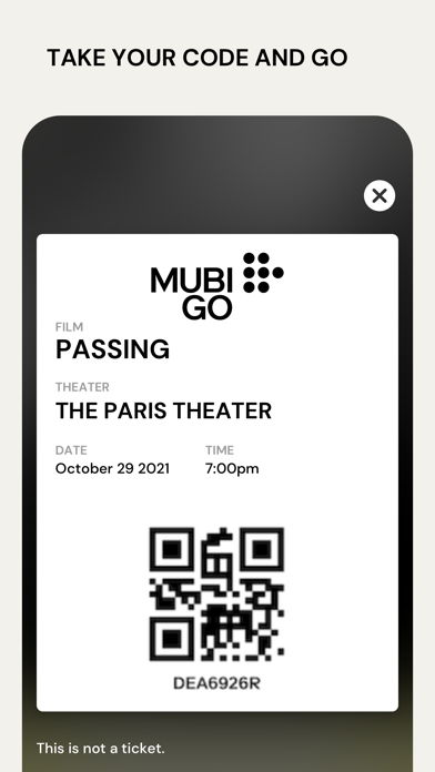 MUBI GO: Curated Cinema screenshot 3