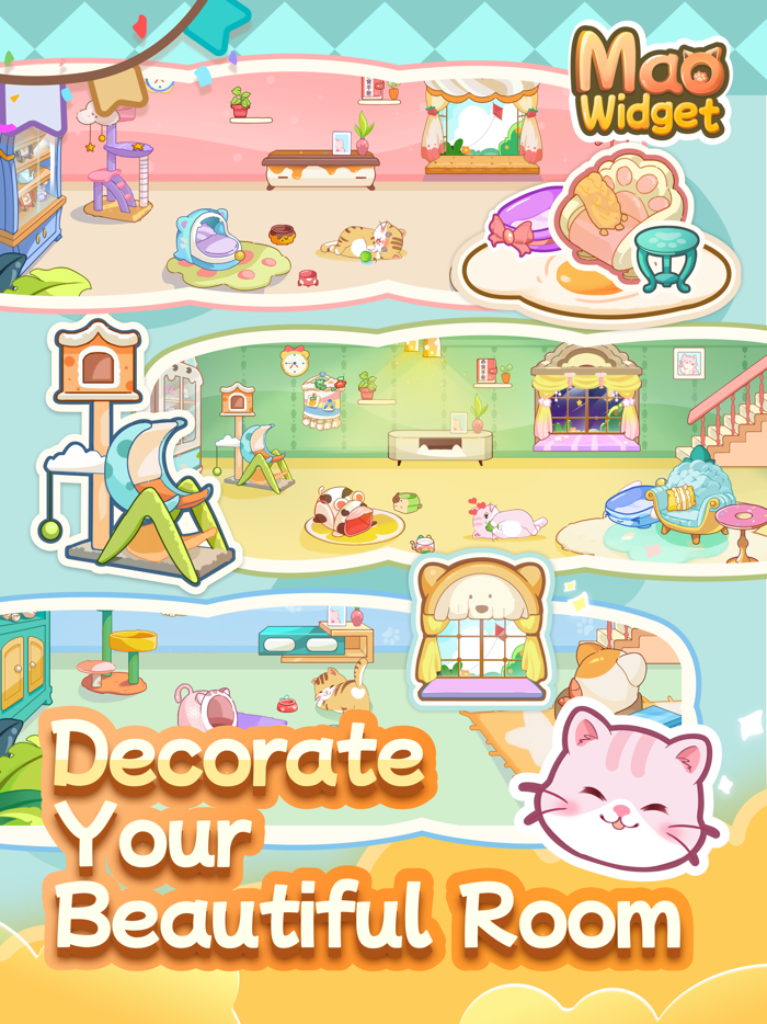 Widget Cat - Virtual Cat game